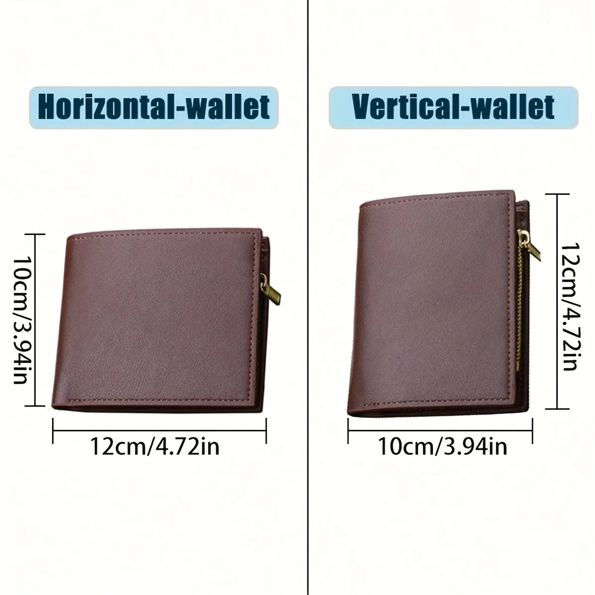 Customized Name Wallets for Men Fashion Leather Card Holder Personalized Name Purse Father's Day Gifts From Wife Daughter Son