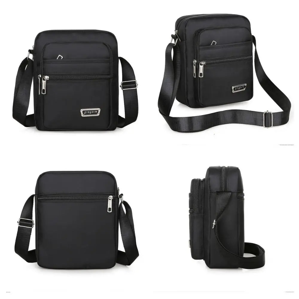 Men Crossbody Bags Male Nylon Shoulder Bags Boy Messenger Bags Man Handbags for Travel Casual Large Satchel Grey