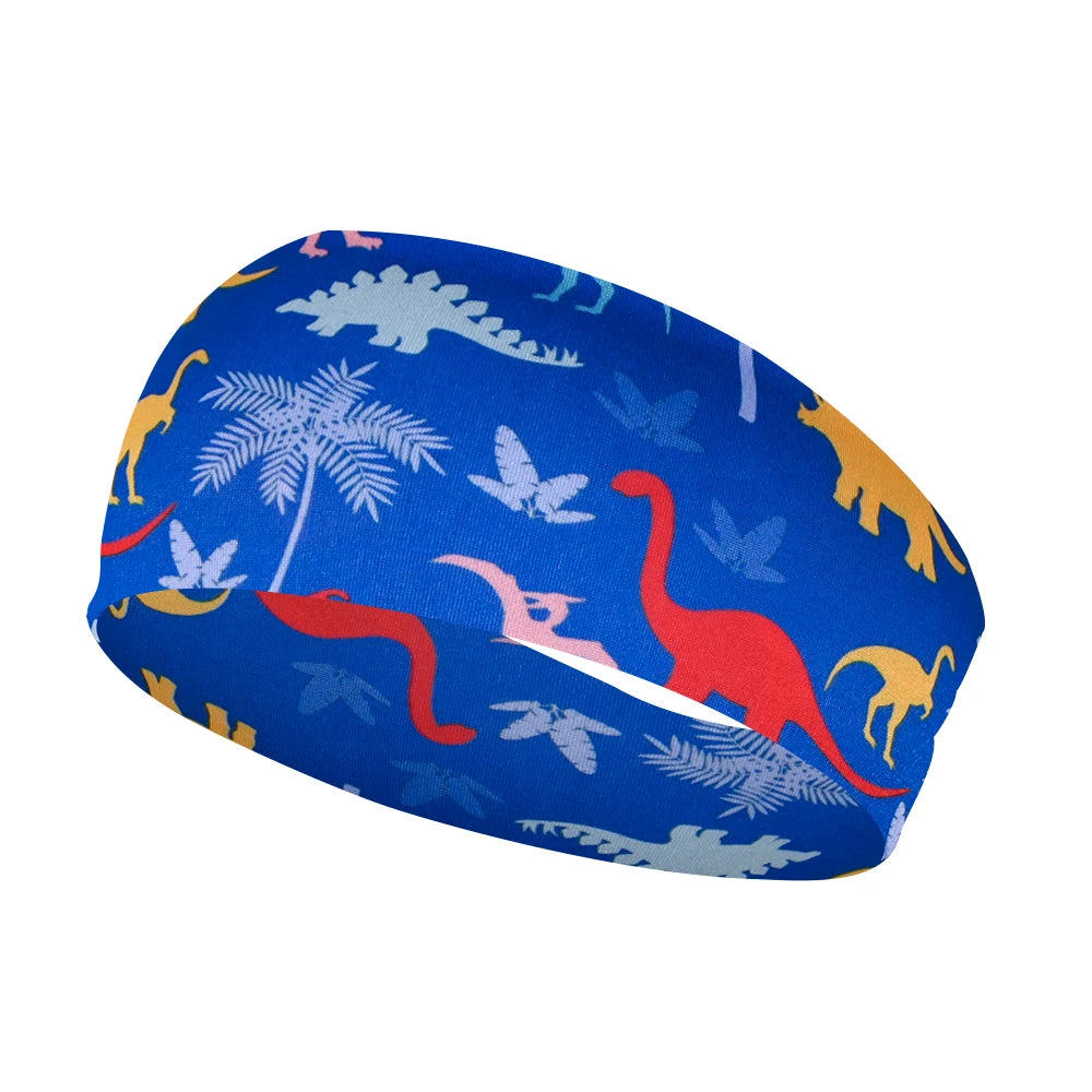 Boys Sports Non Slip Athletic Sweatband Football Headband Elastic Sweat Absorbing Hairband For Kids Basketball Soccer Baseball