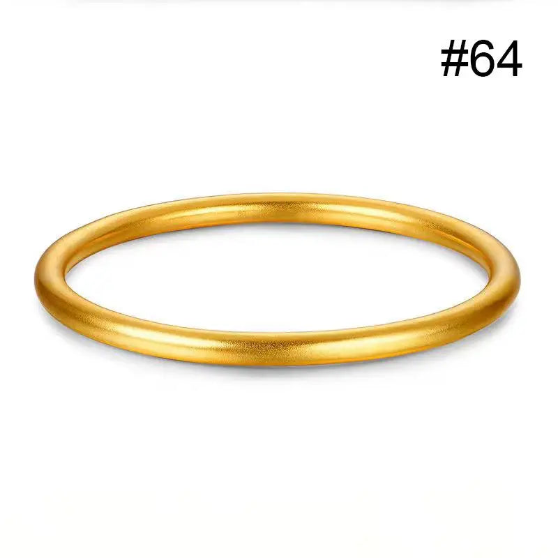 Gold Women Bracelet with Elegant Round Design Minimalist Jewelry for Every Occasion