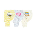 Kiddiezoom 3 Pcs/Lot  Fashion Cartoon 100%Cotton Baby Boy Girl Pants Soft Baby Trousers