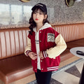 Children Girls Baseball Jackets For 3-14 Years Old Teens Clothes Children Sports Outerwear Coat Spring Autumn Fashion Jacket