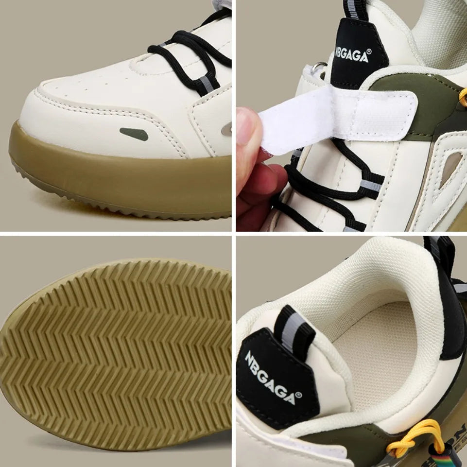 Kids' Sports Shoes Breathable Comfortable Skateboarding Shoes with Non-Slip Sole for Active Play Children's Casual Sneakers