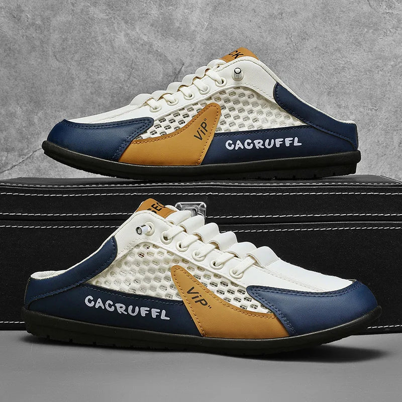 【Sports Shoes】Men's Fashionable and Trendy Non-Slip Wear-Resistant Casual Shoes Men's Walking Shoes
