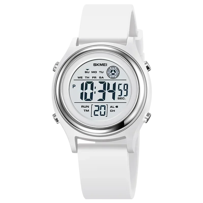 SKMEI 2094 Luxury Womens Digital Wristwatch Stopwatch Lady Waterproof Shockproof Back Light Countdown Watches for Women Reloj