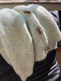 Knitted Sweater Design Sense Niche Age-reducing Yellow Sweater Cardigan Women's Autumn