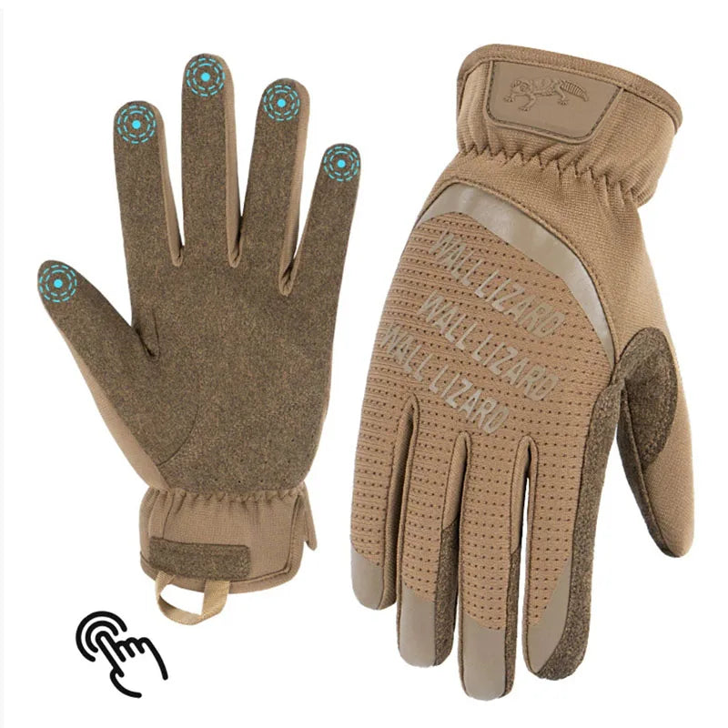 Men Tactical Gloves Mechanic Working Gloves Touch Screen Cycling Sports Outdoor Motorcycle Riding Multipurpose Use Gloves