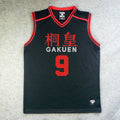 Anime Kuroko No Basket Basuke Cosplay GAKUEN School Uniform Aomine Daiki Basketball Jersey Sportswear T Shirt Costume