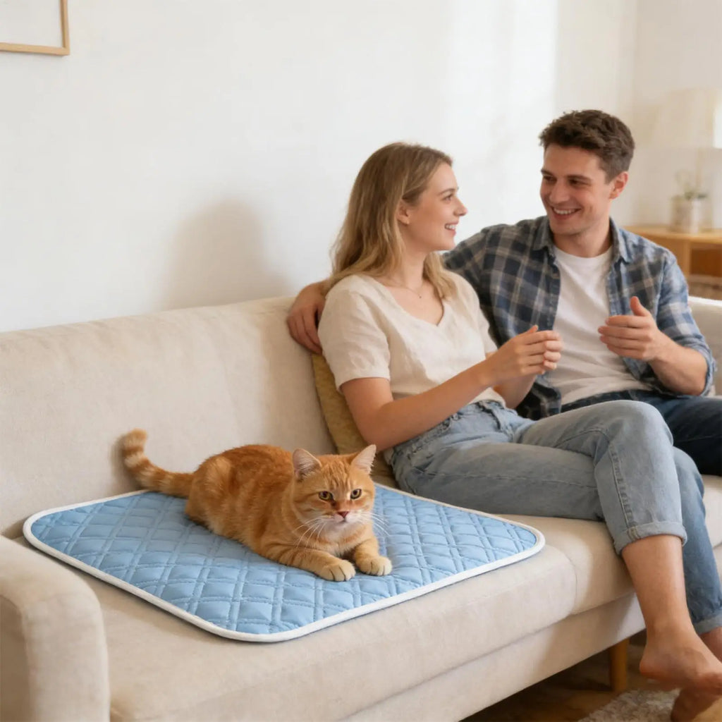 45x35cm Pet Cooling Pad Dog Sweat Sleeping Rug Soft Rest Mat Sleep Bedding Pet Supplies For Small Medium Large Dog Kitten Crate