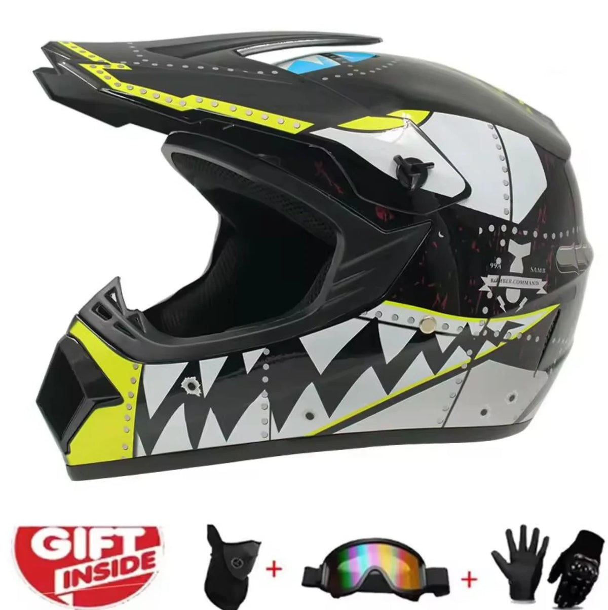 Need Kids Gear? Youth Motorcycle Helmet Off-Road Dirt Bike ATV DH Cross Go-kart Capacete DOT