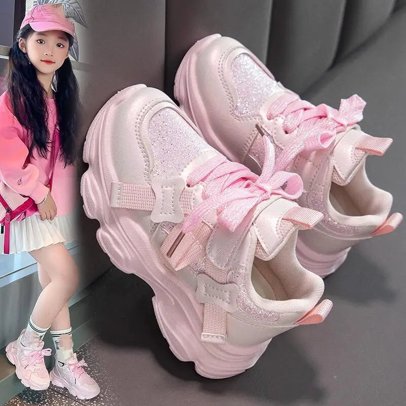 Children's Sneakers 2026 Light Athletic Kids Running Shoes Fashion Girls Boys Shoes Outdoor Casual Snekaker Walking Shoes New