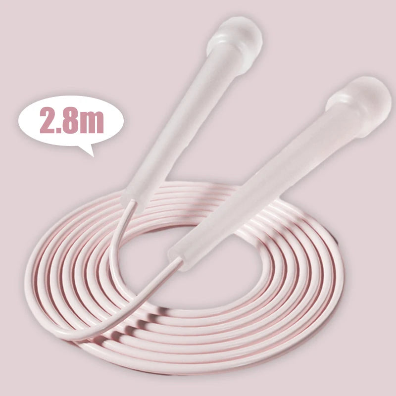 2.8M Kids Jump Rope Transparent Handle Racing Sports Equipment for Children's Physical Fitness Training