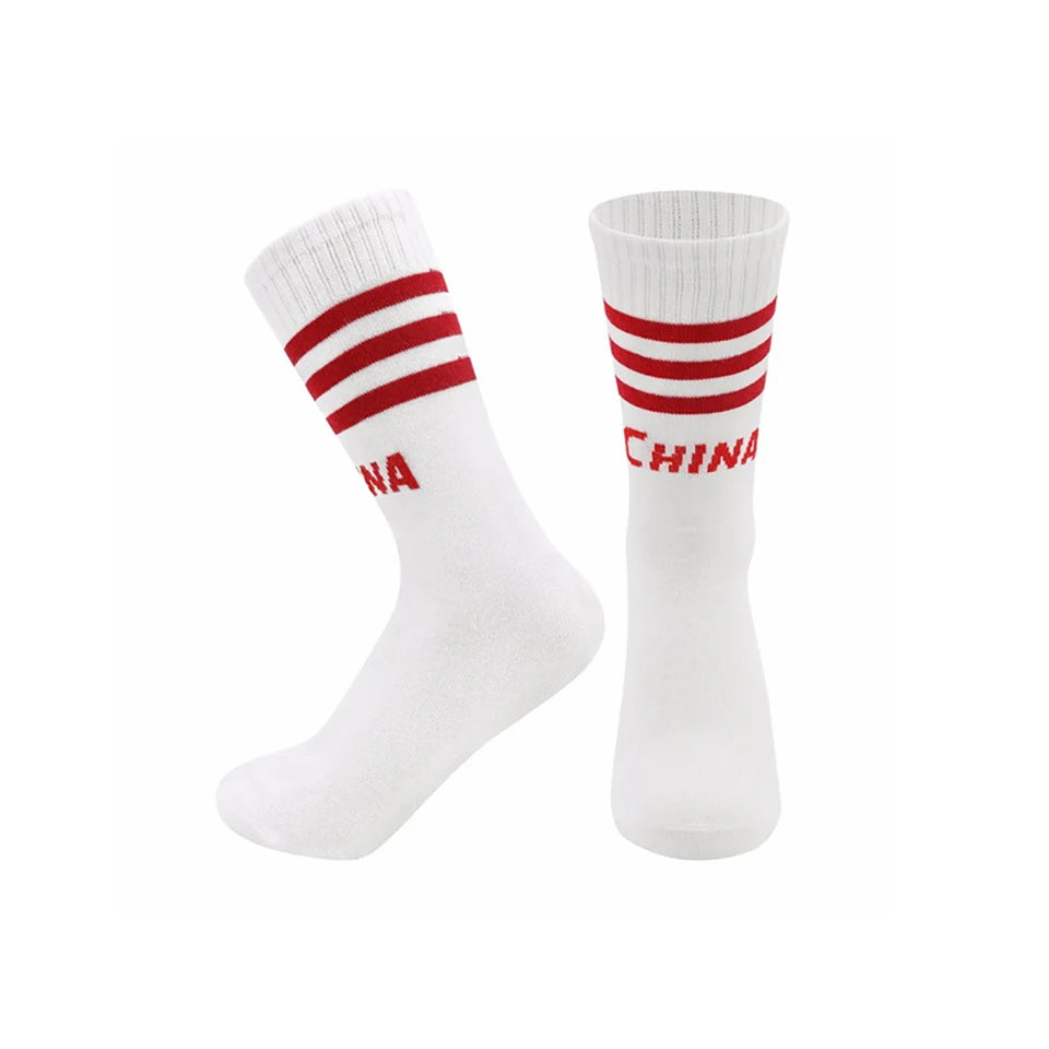 Loogdeel Kids Basketball Socks Breathable Thin Pure Color Sport Socks Thickened Anti-Collision Sports Socks Digital Design
