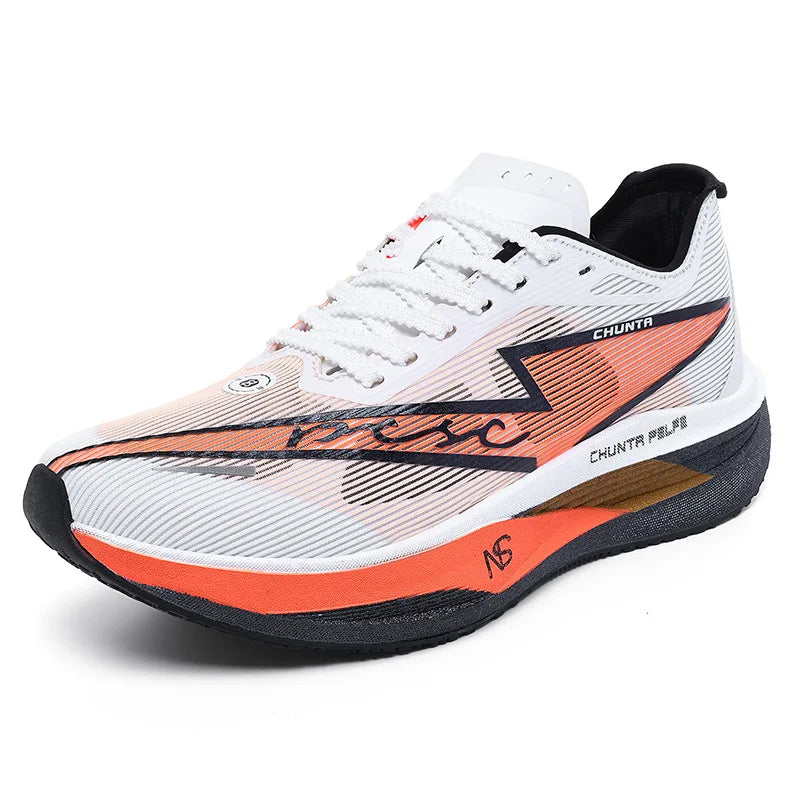 Men's and Women's Running Shoes Anti Slip and Shock-Absorbing Carbon Fiber Board Professional Marathon Chunta Sports Shoes 2026