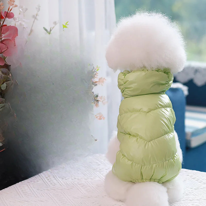Pet Clothing Puppy Windproof Clothing Winter Dog Clothin Autumn and Winter Comfortable and Warm Home Outdoor Pet Clothing
