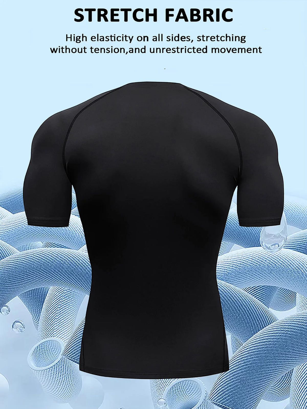 Men's Quick-Dry Compression Fitness Apparel, Suitable for Training, Jiu-Jitsu, Yoga, and Outdoor Sports Slim-Fit Sportswear