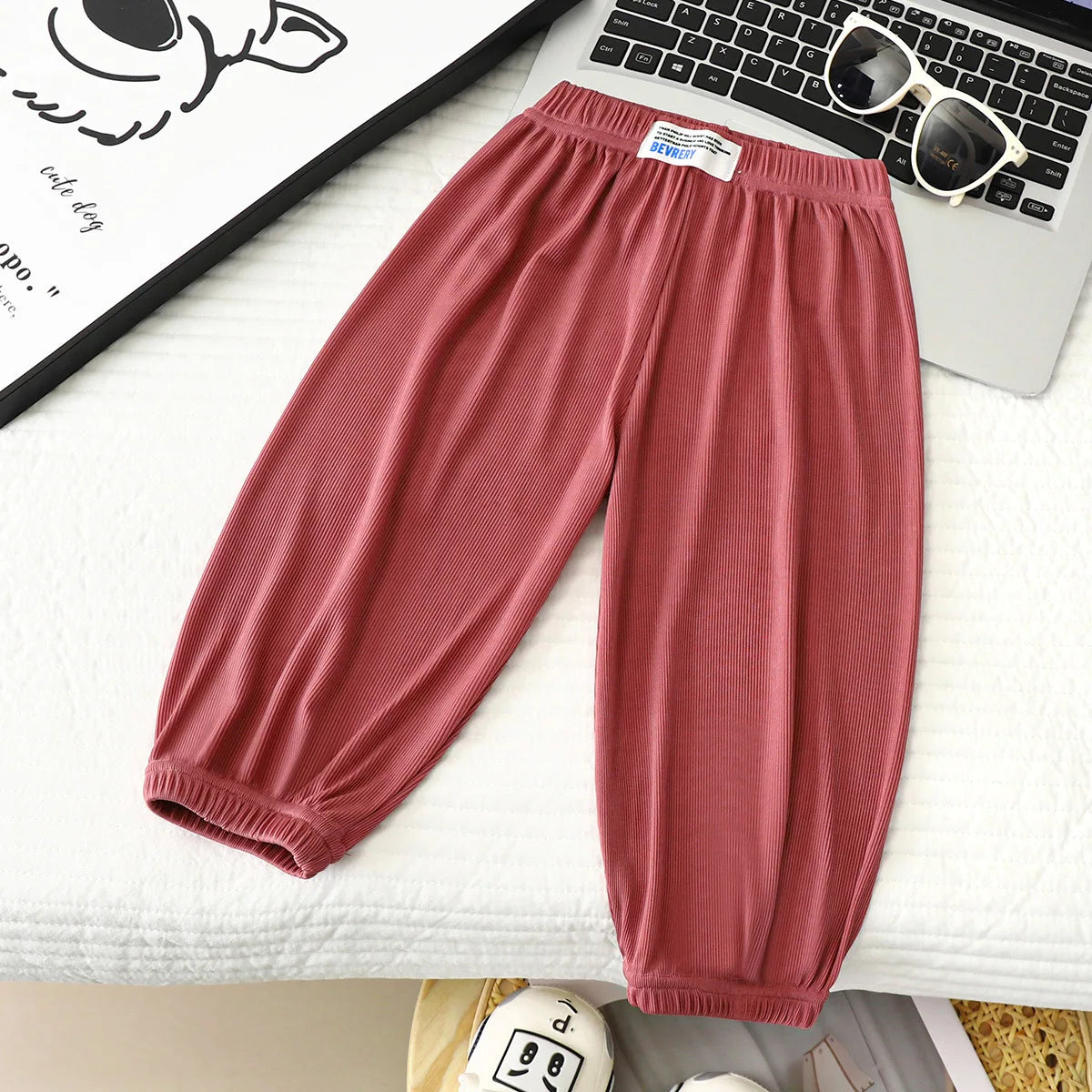 Kids Pants Summer Mosquito Proof Pants Girls Trousers Baby Clothing Casual Pants Boys Pajamas Pants