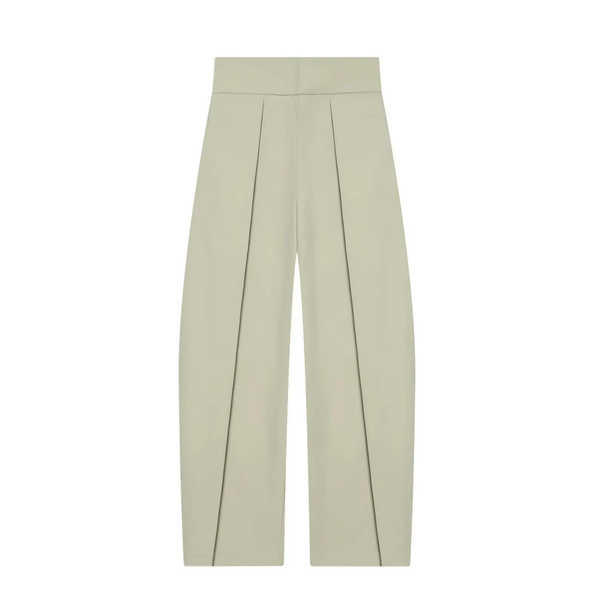 Fashionable Balloon Silhouette Pleated Pants Women's New Arrival Spring Summer Natural Waist Polyester Fiber Casual Trousers