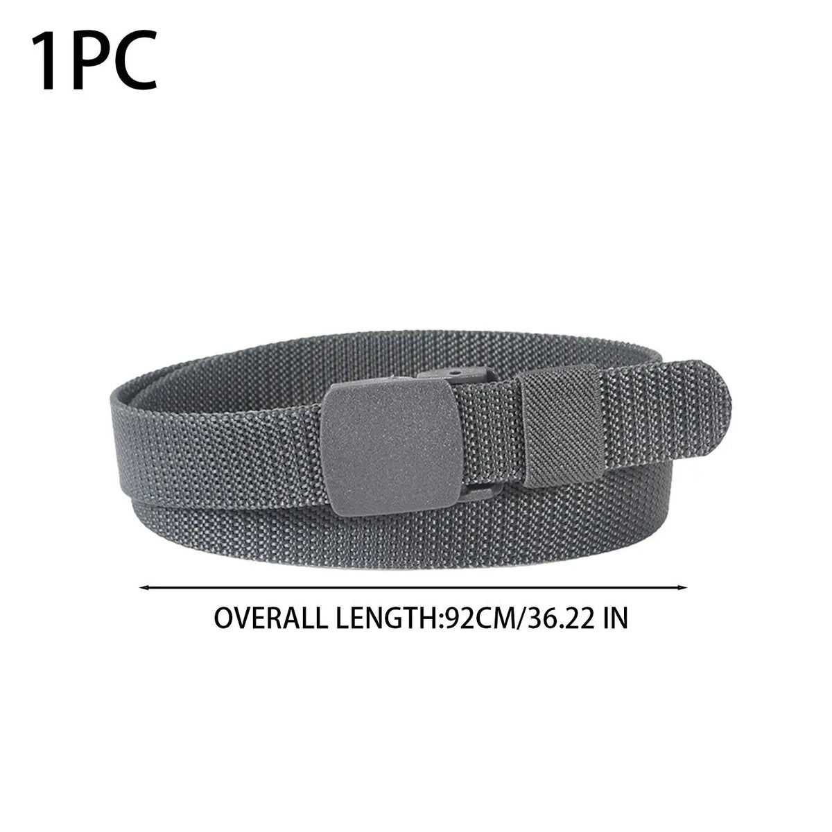New 92cm Belts for Children Military Unisex Canvas Automatic Buckle Fashion Solid Colors Nylon Outdoor Tactical Canvas Belts