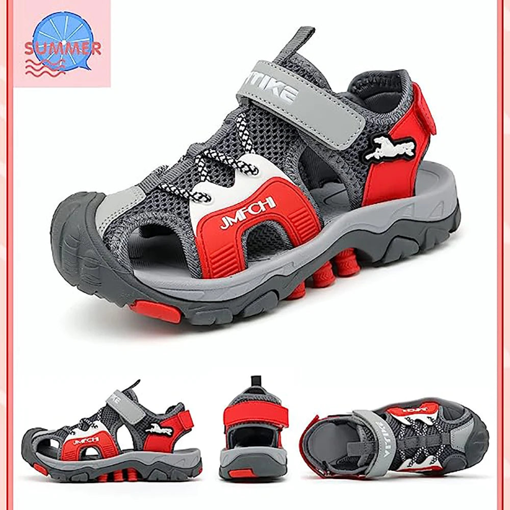 Kids Boys Girls Sports Sandal Summer  Outdoor  Athletic Water Shoes  Child Pool Beach Sneakers Slip Resistant