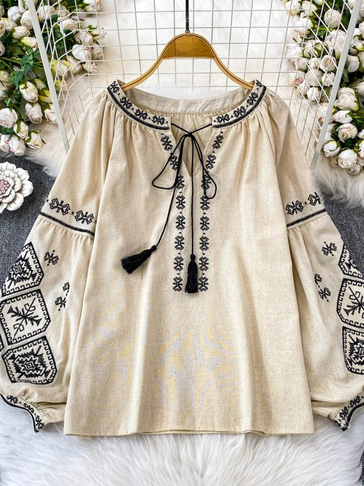 Fashionable Retro Linen Top And Pants Set for Women High End Cotton Linen Two Piece Suit Summer New Arrival Elegant Momwear