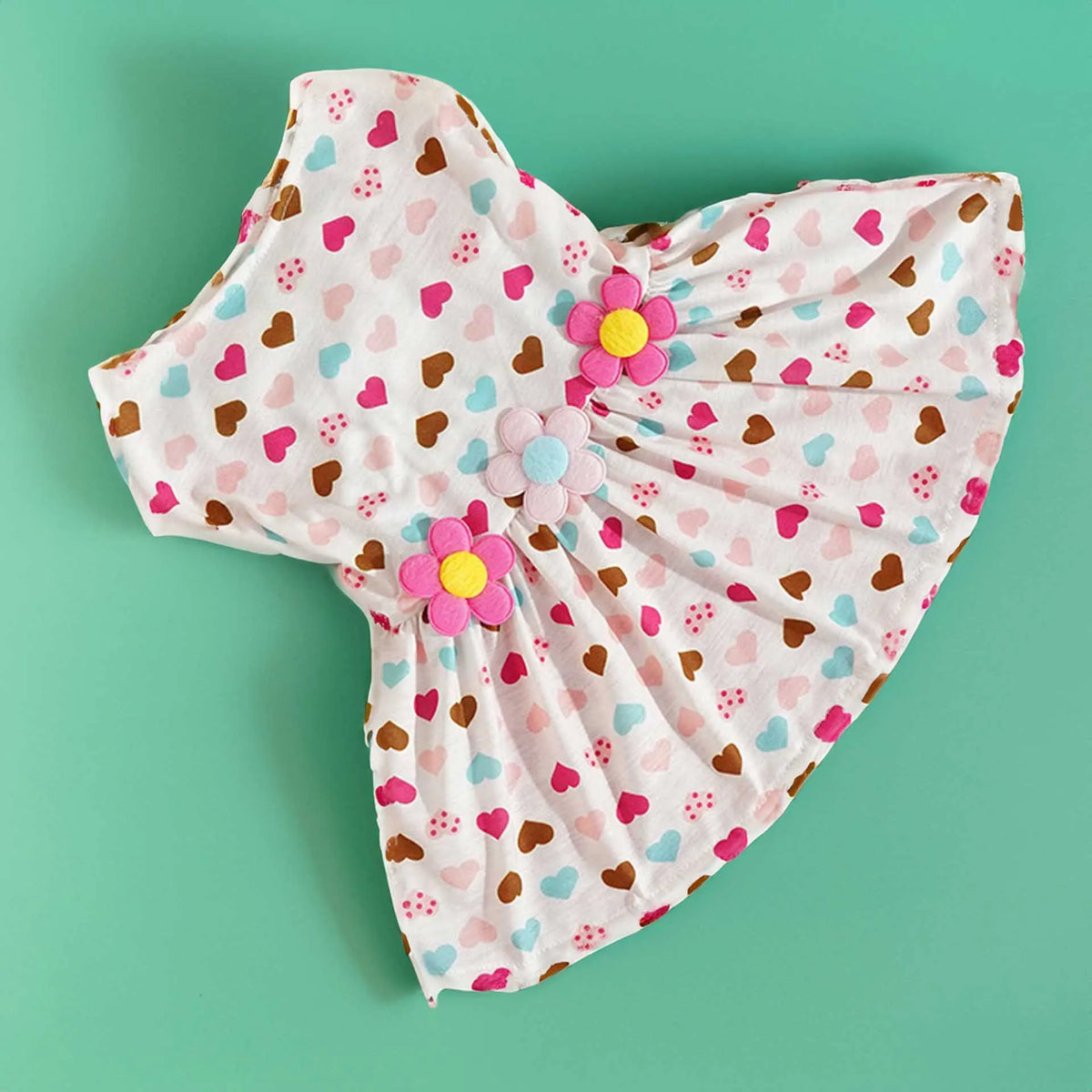 Cute Cartoon Pet Dress Spring Summer Puppy Clothes Dog Skirt Adorable Small Dog Clothing Chihuahua Yorkie Apparel Fashion Dress