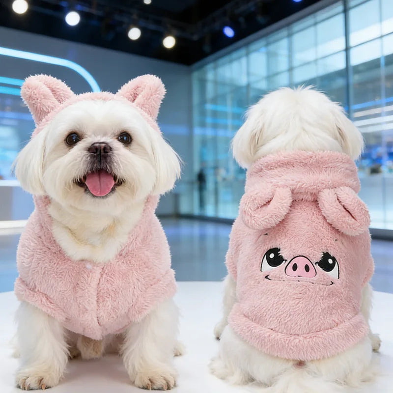 Fashionable Winter Pet Dog Clothes Dogs Coat Jacket  Perro French Bulldog Clothing Cute Dog Hoodie For Dogs Pets Clothing Pug