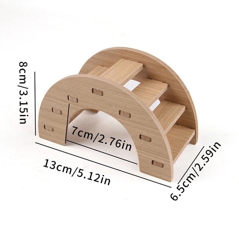 Pet Hamster Toys Wooden Bridge Seesaw Swing Toys Small Animal Activity Climb Toy DIY Hamster Cage Accessorie