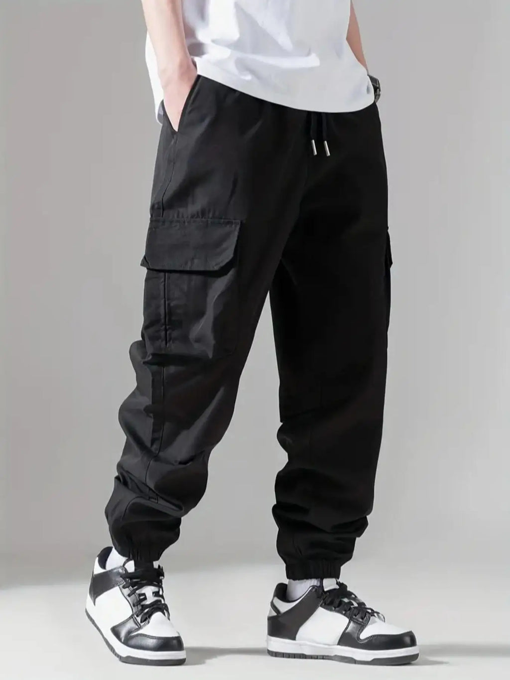 Men's Trousers, Nine-Point Trousers, Casual Sports, Thin Overalls, Fitness, Running, Comfortable Fabrics, Simple and Versatile, Fashionable
