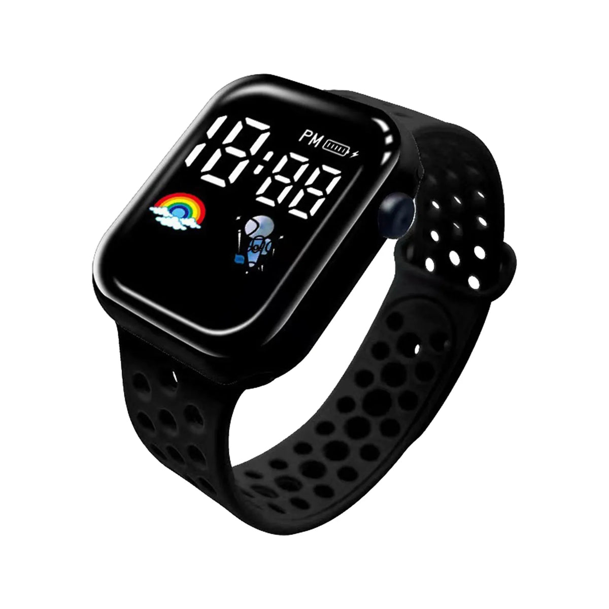 LED Digital Watch For Kids Boys Sports Waterproof Watches Girls Silicone Digital Watch Casual Childrens Electronic Reloj