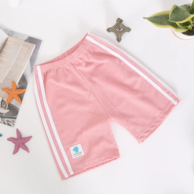 Kids Boys Sports Shorts 2-10Y Elastic Waist Summer Short Pants Casual Shorts 6 Colors Summer Running Short Pants for Boys