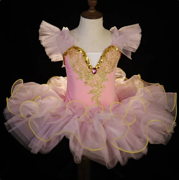 Kids Outfit Ballet Leotard Girl Dress Elegant Vestido Girls Clothes Tutu Baby Dresses Children Ballet Skirt Dance Costume Summer