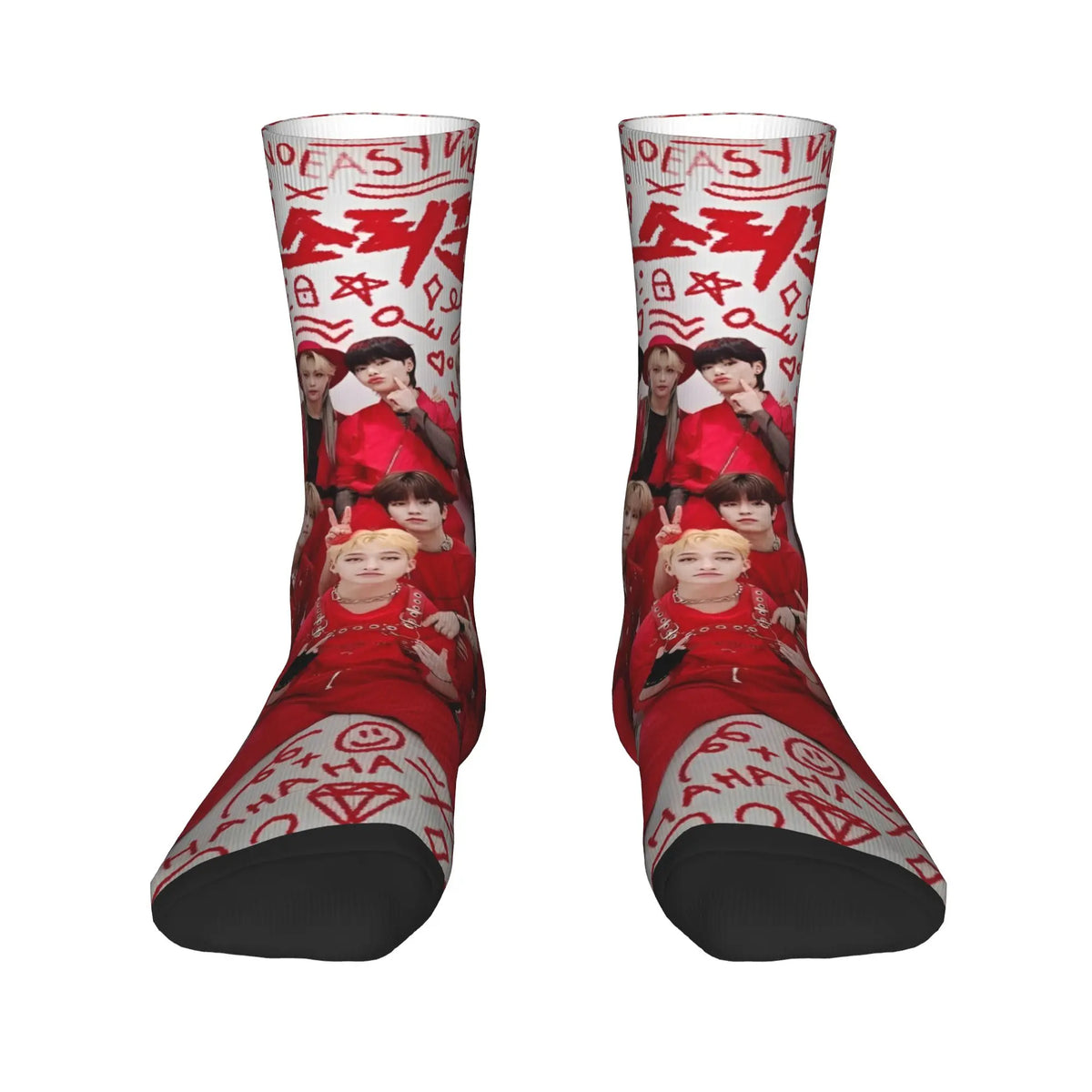 Stockings for Kids  Design Gothic Socks Autumn Socks KPOP S-Strays Band Hyunjin  Felix Bang Chan Men Outdoor Quality Socks