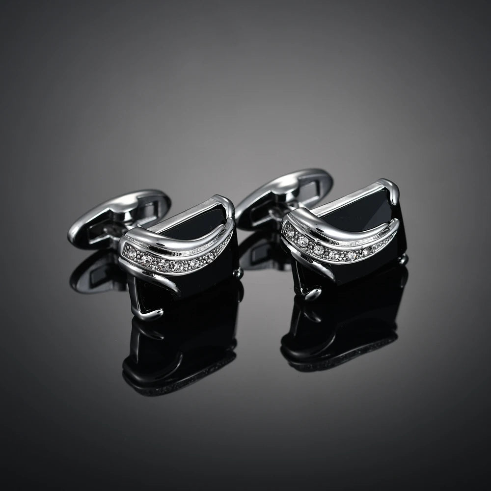 High Qualit Men's Jewelry Cufflinks Luxury Design Leather/Deer/Gold Bar/Fish/Bike Cufflinks French Shirt Gemelos