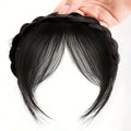 Wig Twist Braids Headbands Eight-character Bangs One-piece Hairpin Cover White Hair Natural Hair Volume on The Top of The Head