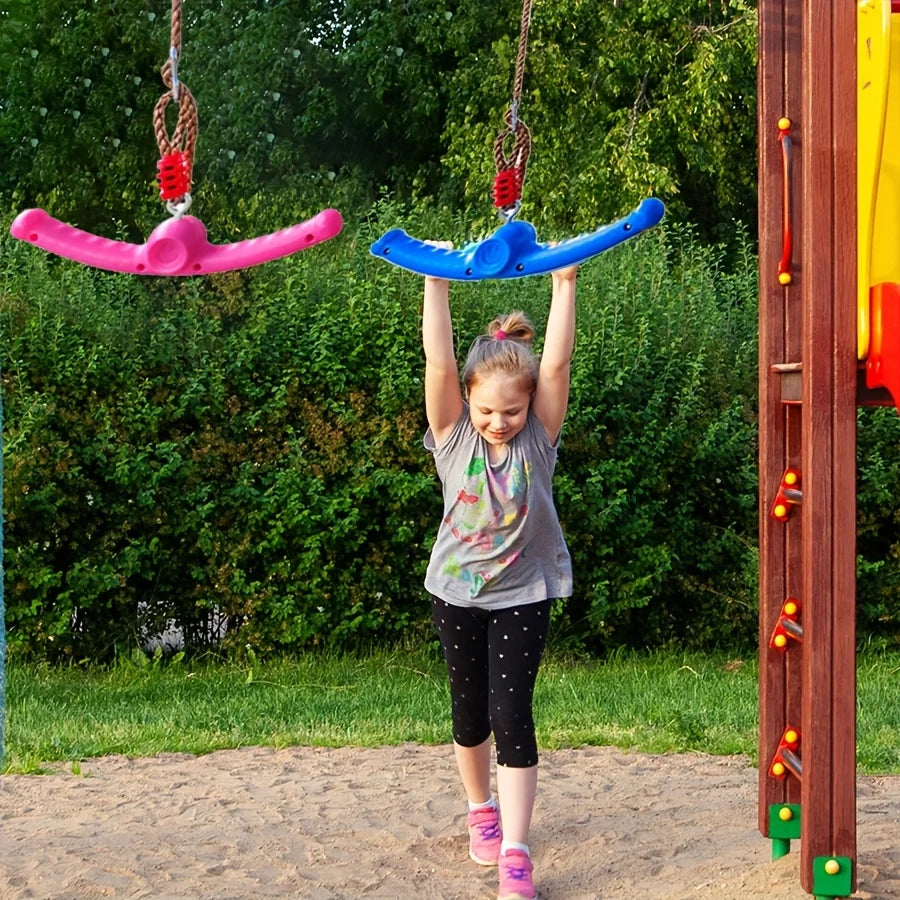 360° Rotating Trainer Fitness Set Youngsters Gym Equipment Backyard Course Adventure Training Gear Play Toy Playground Equipmen