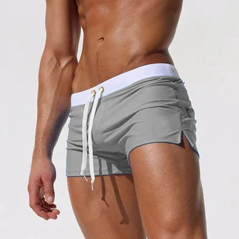 2026 New Men Swimwear Sexy Swimming Trunks Swim Briefs Swimsuit Quick Dry Beach Shorts for Summer Vacation Men's Swimming Shorts