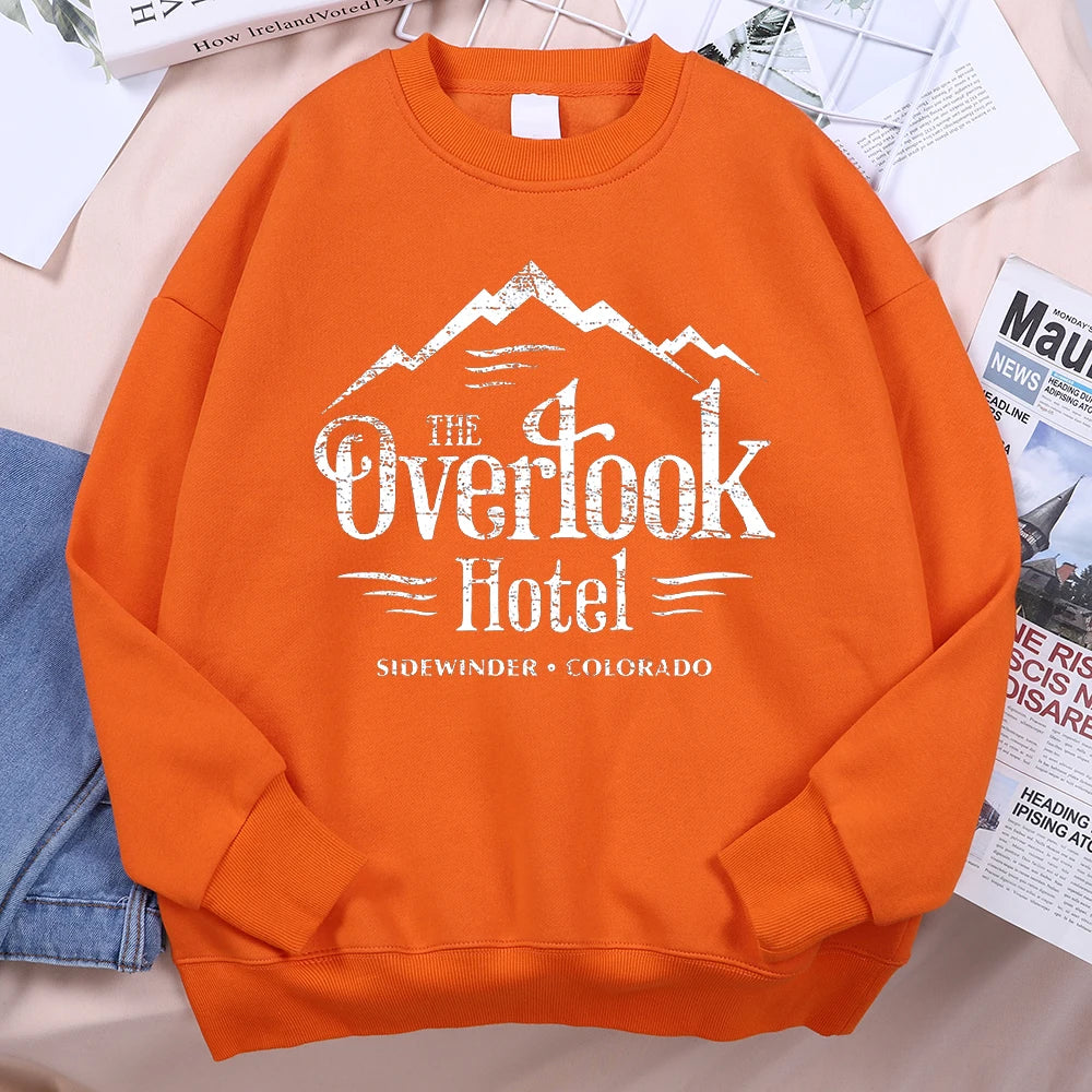 The Overlook Hotel The Shining Hoodies Man Crewneck Cartoon Sweatshirt Fleece Pullover Hoody Hip Hop Warm Fashion Hoodie Couple