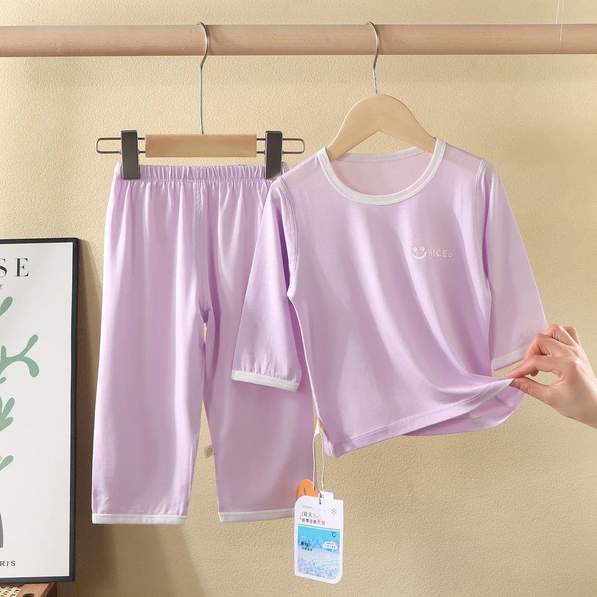 Summer Baby Girls Clothes Pajamas Sets Kids Boy Modal Homewear Nightwear Children's Indoor Clothing Pajamas Suit