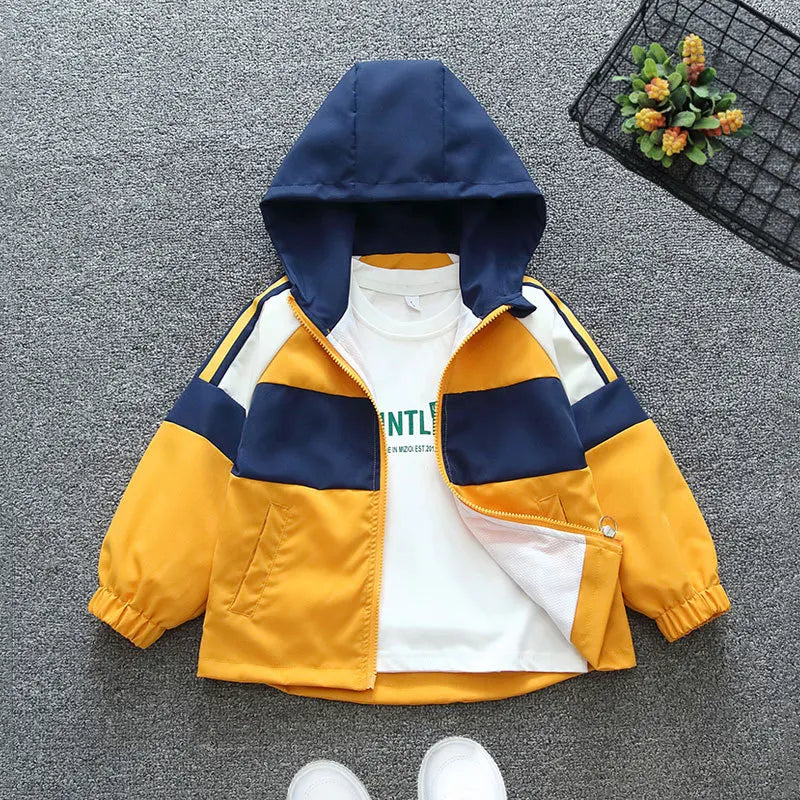 Spring Autumn Baby Boys Coat Fashion Kids Baseball Uniform Birthday Present Sports Jacket 2-7 Years Children Outerwear Clothing