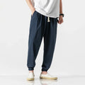 Japanese-Style Retro Streetwear 2020 Summer Men Cotton Linen Sweatpants Trousers Men Casual Harem Pants Breathable Men Joggers