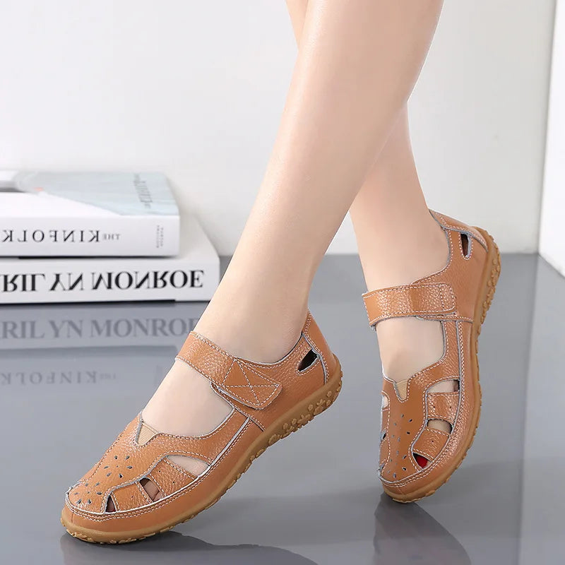 Women Sandals Casual Summer Ladies Closed Toe Beach Sandals Walking Women Flats Shoes Outdoor Comfort Female Fashion Sneakers