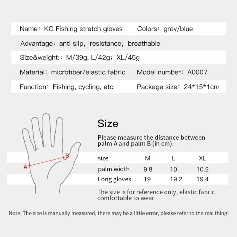 Fishing Gloves Men Women Half-finger Non-slip UV Protection Lightweight Breathable Outdoor Sport Equipment Angling Sailing Glove