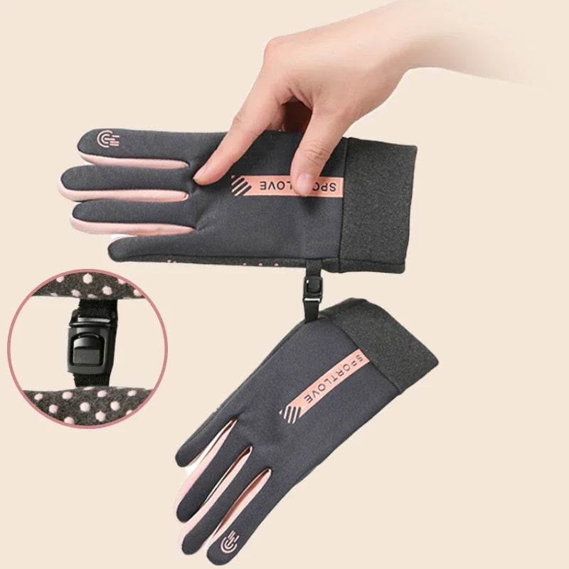 Winter Waterproof Men's Gloves Touchscreen Windproof Sports Fishing Driving Motorcycle Ski Non-slip Warm Cycling Women Gloves