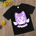 Kids Cotton T-Shirts For Girls Aphmau Printed T-Shirts Boys Outfits Cartoon Anime Girls Womens T-Shirts Cat Print Tops