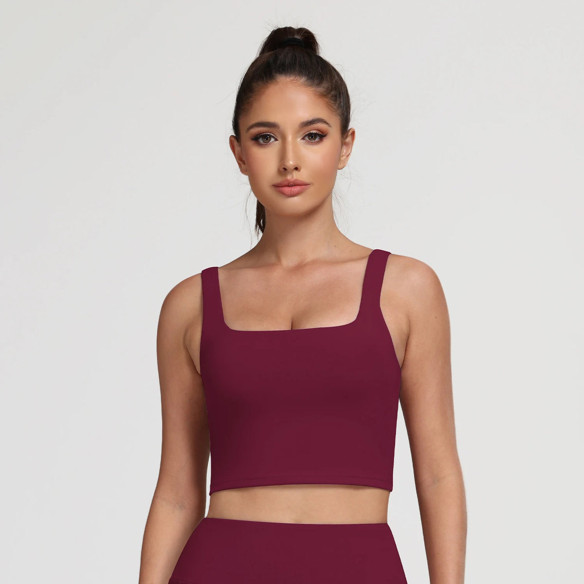 Women Sports Bra with Padded Beautiful Back Crop Top Yoga Vest  Gym Fitness Athletic Brassiere Gym Running Bra Sportswear