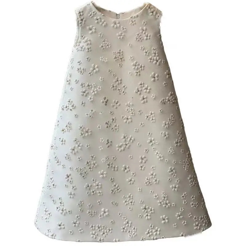Kids Girls' Summer Dress Princess Dress 2025 New Style Children's Western-style Vest Dress Baby One Year Old Dress 80-160CM