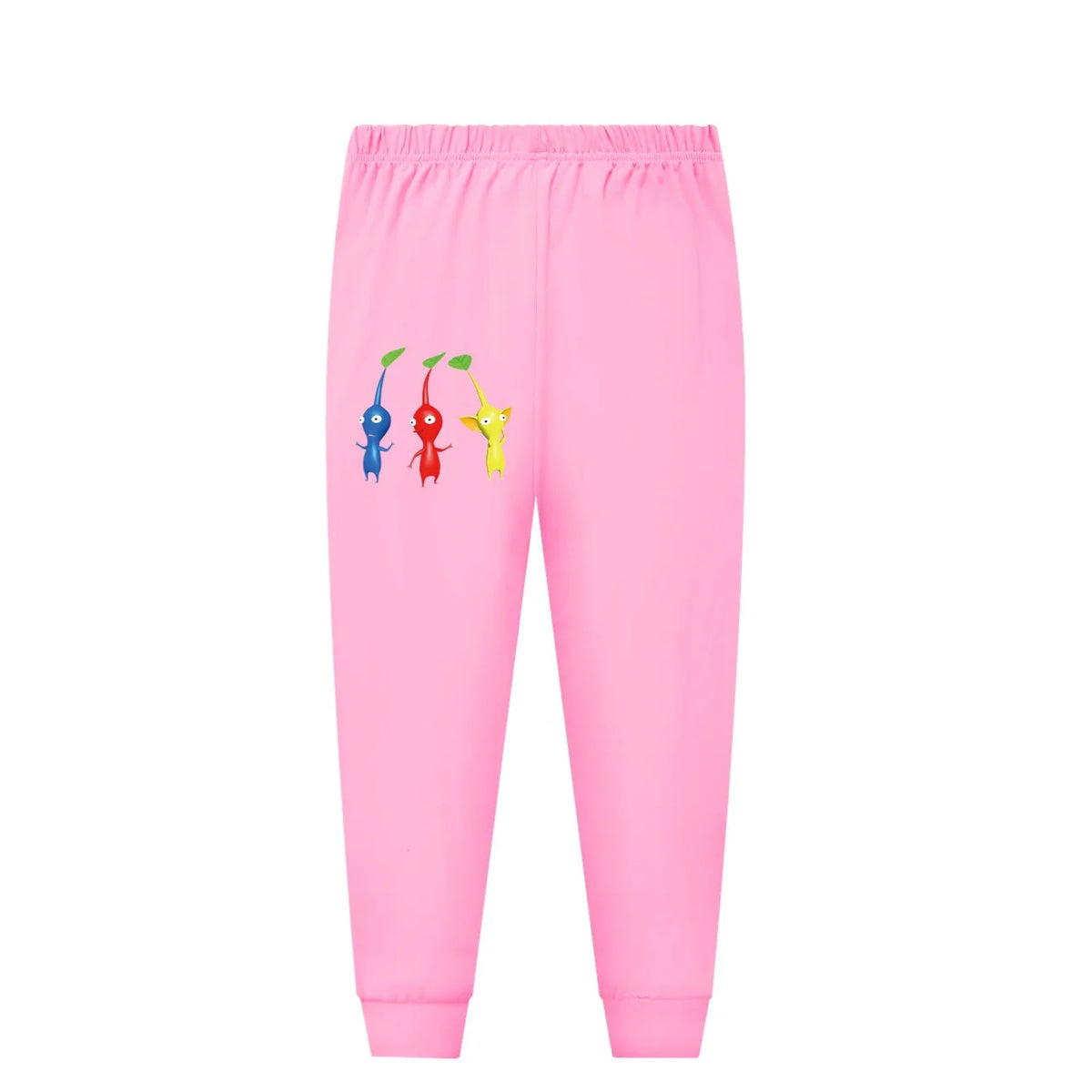 Newest PIKMIN 4 WIKI Costume Kids Cartoon Pajama Sets Baby Girls Long Sleeve Tops Pants 2pcs Set Teenager Boys Casaul Sleepwear