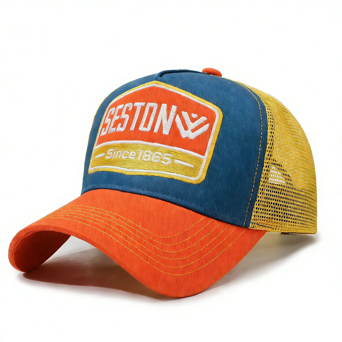 Branded Hats for Men, Spring and Summer Universal Baseball Caps, Large Head Circumference, Youthful Appearance, Face-Slimming Effect, Sun Protection Sun Hats