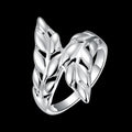 Cute jewelry 925 Sterling silver Rings For Women adjustable Fashion elegant Wedding Party custom Holiday gifts